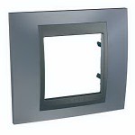 Unica Top Грэй Графит Рамка 1-ая MGU66.002.297