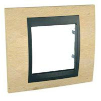 Unica Top Бук Графит Рамка 1-ая MGU66.002.2M1 Unica Top Бук Графит Рамка 1-ая MGU66.002.2M1