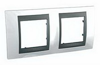 Unica Top Нордик Графит Рамка 2-ая MGU66.004.292