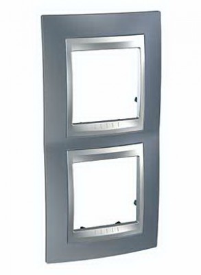Unica Top Грэй Рамка 2-ая вертикальная MGU66.004V.097