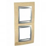 Unica Top Бук Рамка 2-ая вертикальная MGU66.004V.0M1
