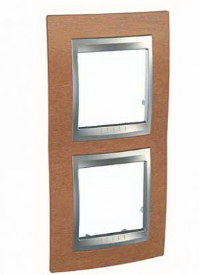 Unica Top Вишня Рамка 2-ая вертикальная MGU66.004V.0M2 Unica Top Вишня Рамка 2-ая вертикальная MGU66.004V.0M2