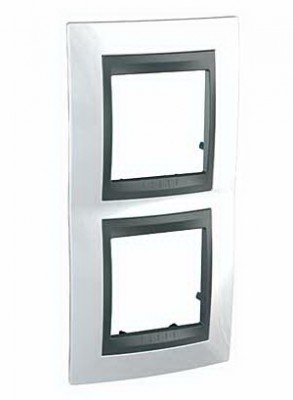 Unica Top Нордик Графит Рамка 2-ая вертикальная MGU66.004V.292