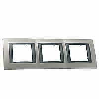 Unica Top Никель Графит Рамка 3-ая MGU66.006.239