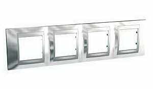 Unica Top Хром Рамка 4-ая MGU66.008.010