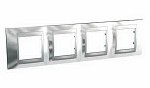 Unica Top Хром Рамка 4-ая MGU66.008.010