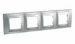 Unica Top Хром матовый Рамка 4-ая MGU66.008.038
