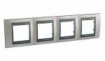 Unica Top Никель Графит Рамка 4-ая MGU66.008.239