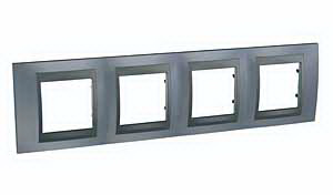 Unica Top Грэй Графит Рамка 4-ая MGU66.008.297