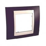 Рамка 1-ая MGU6.002.572 Гранат/бежевый