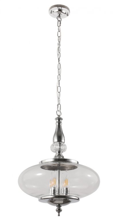 

Светильник подвесной MIEL SP4 CHROME (2450/204) Crystal lux, 2450/204