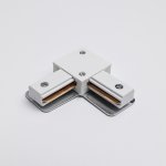 Угловой коннектор для однофазного трекового шинопровода MKA-002-1 Белый Basic Mikami