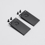 Торцевая заглушка для накладного трекового шинопровода MKA-2S-EC-B Черный  Terra  Mikami