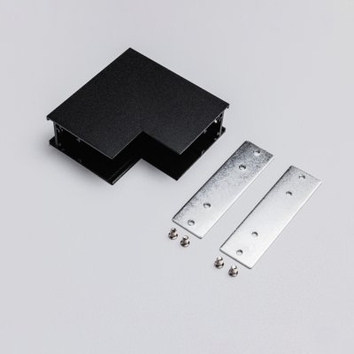 Угловой коннектор внутренний для накладного магнитного трекового шинопровода MKA-2S-IC-B Черный  Terra  Mikami