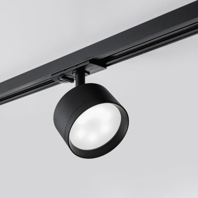Однофазный трековый светильник под лампу GX53 MKL-3-GX53-B Черный Oreo gx53 Mikami