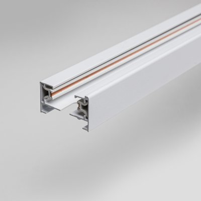 Однофазный трековый шинопровод 1м MKT-001-1-W Белый Basic Mikami