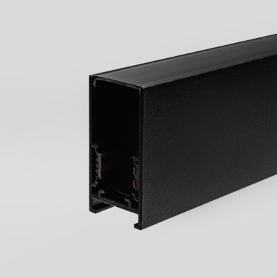 Магнитный накладной трековый шинопровод MKT-2S-200-B 2м Черный  Terra  Mikami