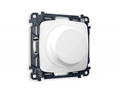 Комплект механизма светорегулятора универсального поворотно-нажимного OMEGA MO105510 Белый глянец 25-600W/LED 5-300W QUANT Ambrella Volt Комплект механизма светорегулятора универсального поворотно-нажимного OMEGA MO105510 Белый глянец 25-600W/LED 5-300W QUANT Ambrella Volt