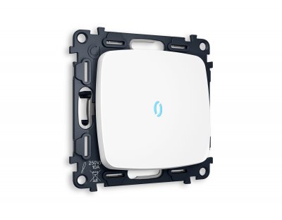 Комплект механизма 1-клавишного выключателя с подсветкой 10000K OMEGA MO122020 Белый матовый QUANT Ambrella Volt Комплект механизма 1-клавишного выключателя с подсветкой 10000K OMEGA MO122020 Белый матовый QUANT Ambrella Volt