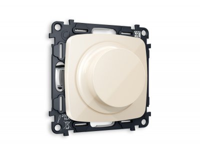 Комплект механизма светорегулятора универсального поворотно-нажимного OMEGA MO305510 Бежевый глянец 25-600W/LED 5-300W QUANT Ambrella Volt Комплект механизма светорегулятора универсального поворотно-нажимного OMEGA MO305510 Бежевый глянец 25-600W/LED 5-300W QUANT Ambrella Volt