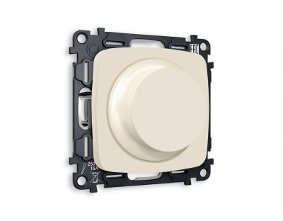 Комплект механизма светорегулятора универсального поворотно-нажимного OMEGA MO325510 Бежевый матовый 25-600W/LED 5-300W QUANT Ambrella Volt Комплект механизма светорегулятора универсального поворотно-нажимного OMEGA MO325510 Бежевый матовый 25-600W/LED 5-300W QUANT Ambrella Volt