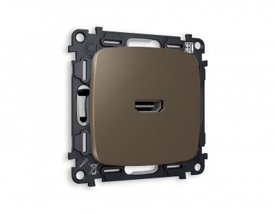 Комплект механизма розетки HDMI 2.0 OMEGA MO644010 Темная бронза матовый 40V/500mA 2.0GHz 5-18Gbit/s QUANT Ambrella Volt Комплект механизма розетки HDMI 2.0 OMEGA MO644010 Темная бронза матовый 40V/500mA 2.0GHz 5-18Gbit/s QUANT Ambrella Volt