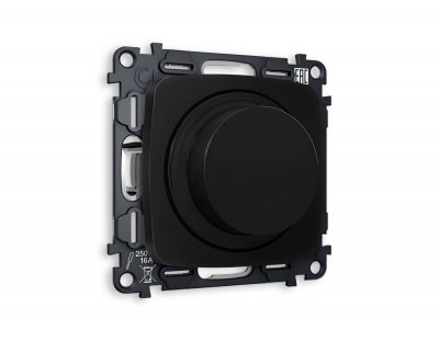 Комплект механизма светорегулятора универсального поворотно-нажимного OMEGA MO805510 Черный матовый 25-600W/LED 5-300W QUANT Ambrella Volt Комплект механизма светорегулятора универсального поворотно-нажимного OMEGA MO805510 Черный матовый 25-600W/LED 5-300W QUANT Ambrella Volt