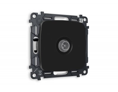 Комплект механизма TV розетки оконечной OMEGA MO813010 Черный матовый 50-870 MHz 1dB QUANT Ambrella Volt Комплект механизма TV розетки оконечной OMEGA MO813010 Черный матовый 50-870 MHz 1dB QUANT Ambrella Volt