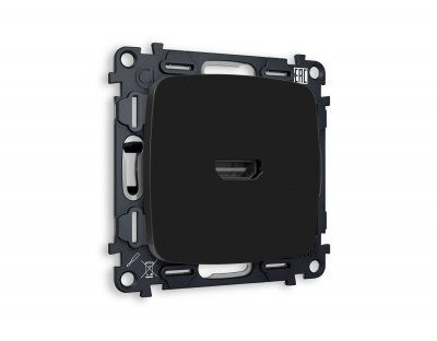 Комплект механизма розетки HDMI 2.0 OMEGA MO814010 Черный матовый 40V/500mA 2.0GHz 5-18Gbit/s QUANT Ambrella Volt Комплект механизма розетки HDMI 2.0 OMEGA MO814010 Черный матовый 40V/500mA 2.0GHz 5-18Gbit/s QUANT Ambrella Volt