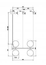 Подвесной светильник Maytoni MOD013PL-04BS1 Ring