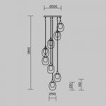 Подвесной светильник Maytoni MOD016PL-08BS1 Aura