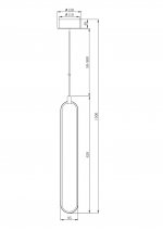 Подвесной светильник Maytoni MOD017PL-L13G Chain