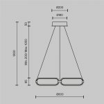Подвесной светильник Maytoni MOD017PL-L50N Chain
