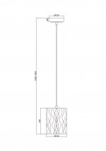 Подвесной светильник Maytoni MOD042PL-01BS Starfall