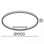Потолочный светильник Maytoni MOD058CL-L65BS3K Rim