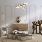 Подвесной светильник Maytoni MOD058PL-L74BK Rim