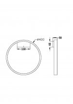 Настенный светильник (бра) Maytoni MOD058WL-L25B3K Rim