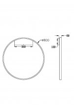 Настенный светильник (бра) Maytoni MOD058WL-L50BS3K Rim