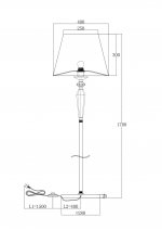 Торшер Maytoni MOD064FL-01N Beira