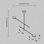 Потолочный светильник Maytoni MOD070CL-L15W3K1 Fad