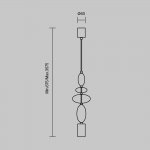 Подвесной светильник Maytoni MOD071PL-L8B3K1 Monochrome