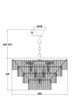 Подвесной светильник Maytoni MOD093PL-13CH Colonne