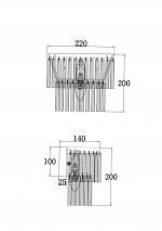 Бра Maytoni MOD093WL-01CH Colonne