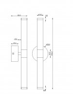 Бра Maytoni MOD106WL-L10G3K Axis