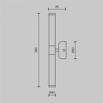 Бра Maytoni MOD106WL-L10G3K Axis