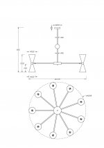 Подвесной светильник Maytoni MOD108PL-18WG Vesper