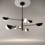 Люстра Maytoni MOD126PL-08B Mollis