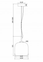 Подвесной светильник Maytoni MOD128PL-L6BR Madmen