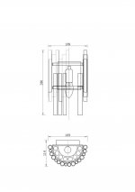 Бра Maytoni MOD135WL-01BS Coliseo