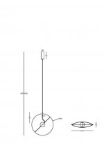 Подвесной светильник Maytoni MOD154PL-L6W3K Reflex